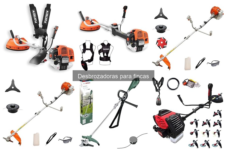 Tipos de desbrozadoras: Elige la mejor para tu finca