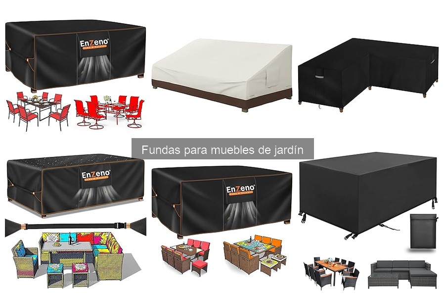 Tipos de fundas para muebles de jardín: ¡Descubre las opciones!