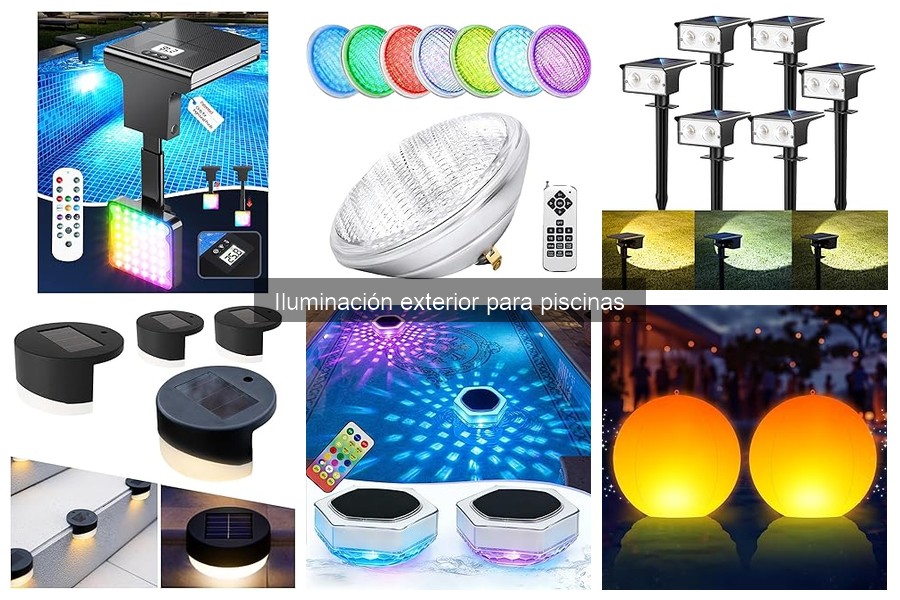 Tipos de iluminación exterior para piscinas: guía completa