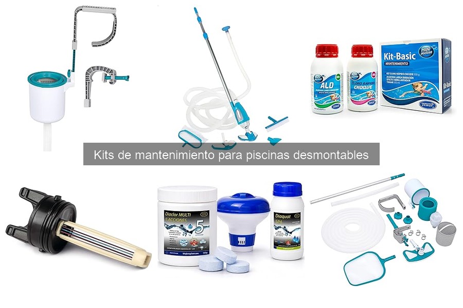Tipos de Kits de Mantenimiento para Piscinas Desmontables