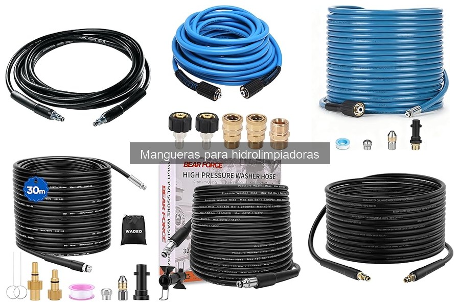 Tipos de mangueras para hidrolimpiadoras: Guía completa
