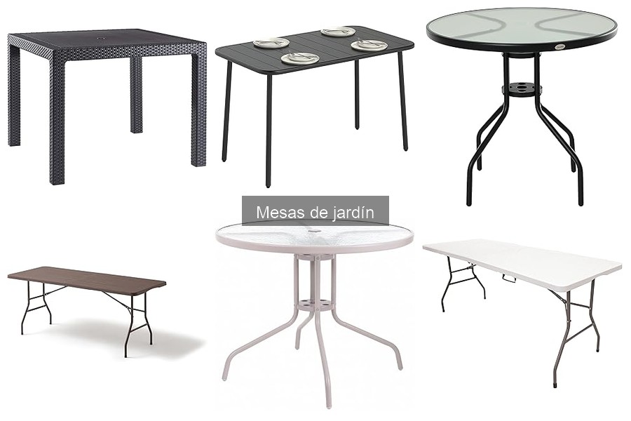 Tipos de Mesas de Jardín: Guía Completa para Elegir la Mejor