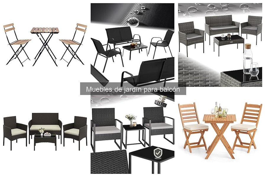Tipos de Muebles de Jardín para Balcón: Guía Completa