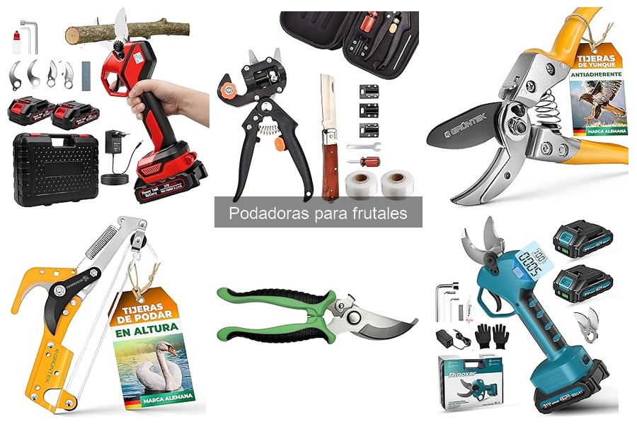 Tipos de Podadoras para Frutales: Manuales, Eléctricas y Más
