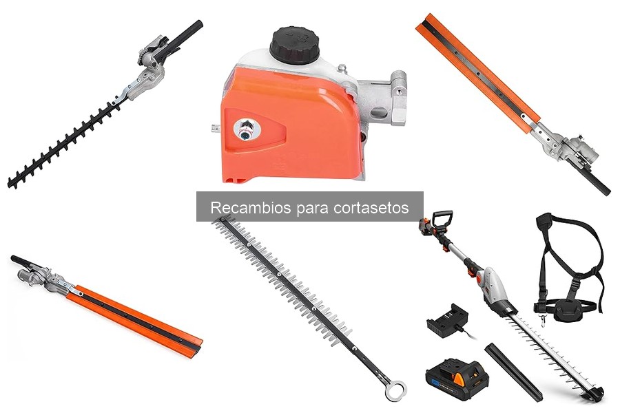 Tipos de recambios para cortasetos: guía completa