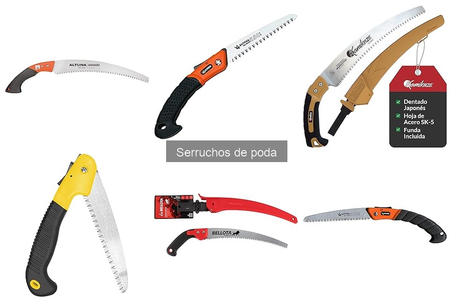 Tipos de serruchos de poda: diferencias y usos recomendados