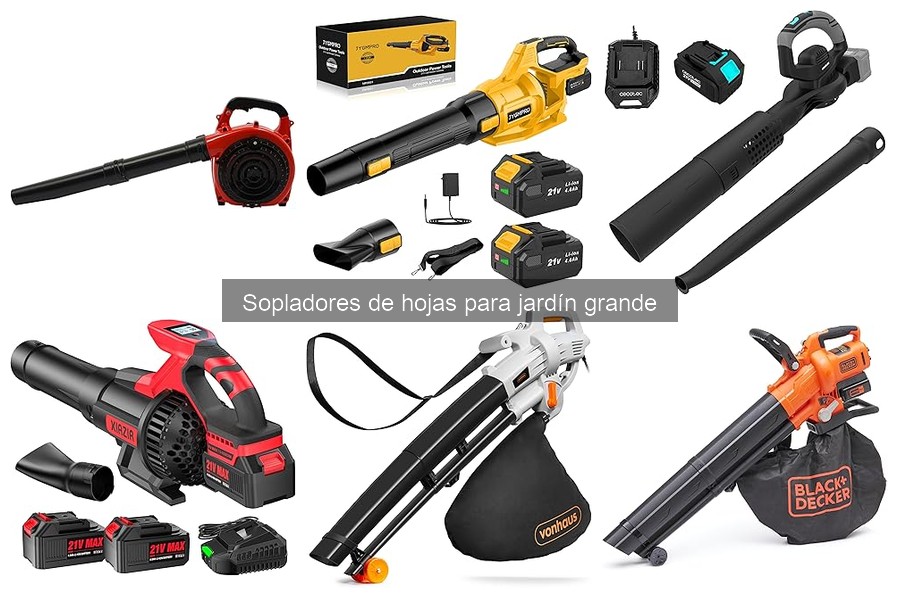 Tipos de sopladores de hojas: guía completa para tu jardín