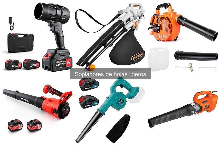 Tipos de Sopladores de Hojas Ligeros para Tu Jardín