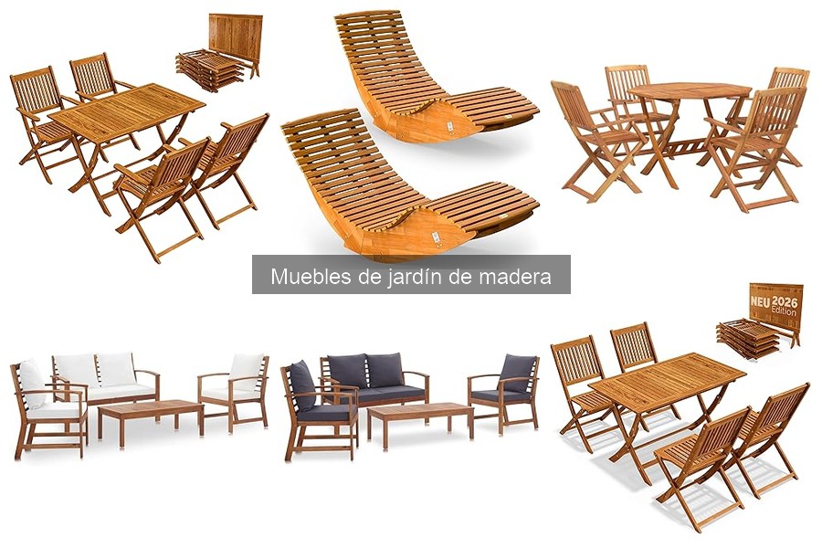 Transforma tu jardín con muebles de madera: guía práctica