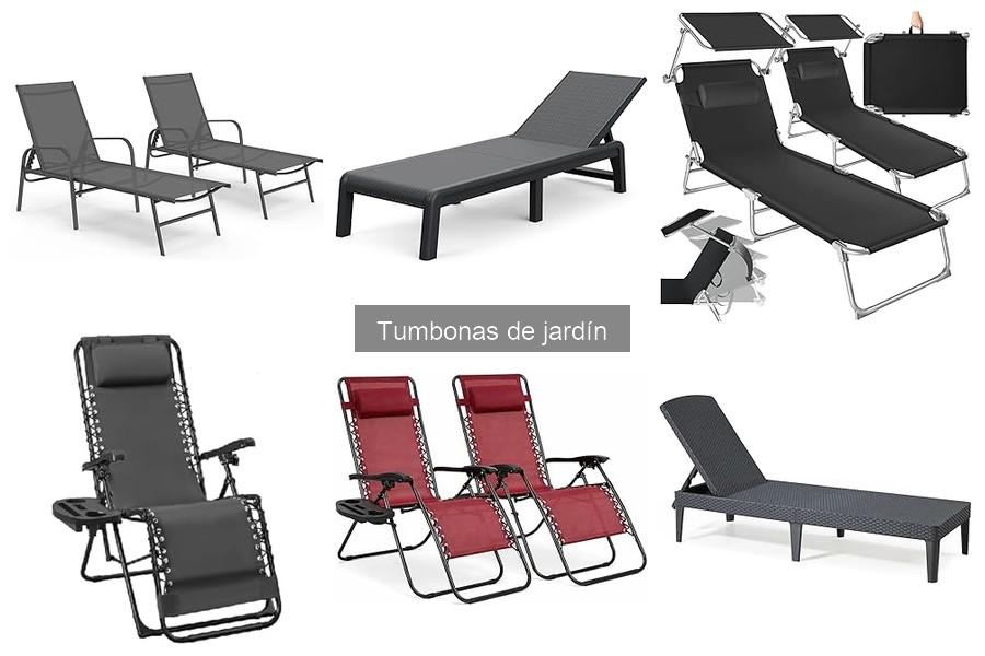 Tumbonas de jardín vs. otras opciones de mobiliario exterior
