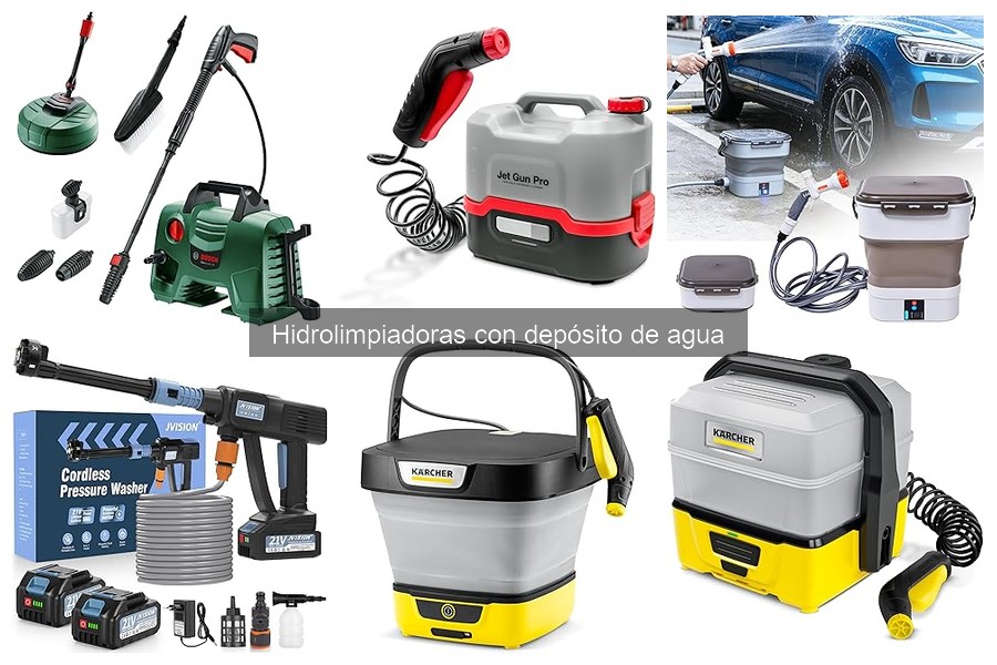 Ventajas de usar hidrolimpiadoras con depósito de agua