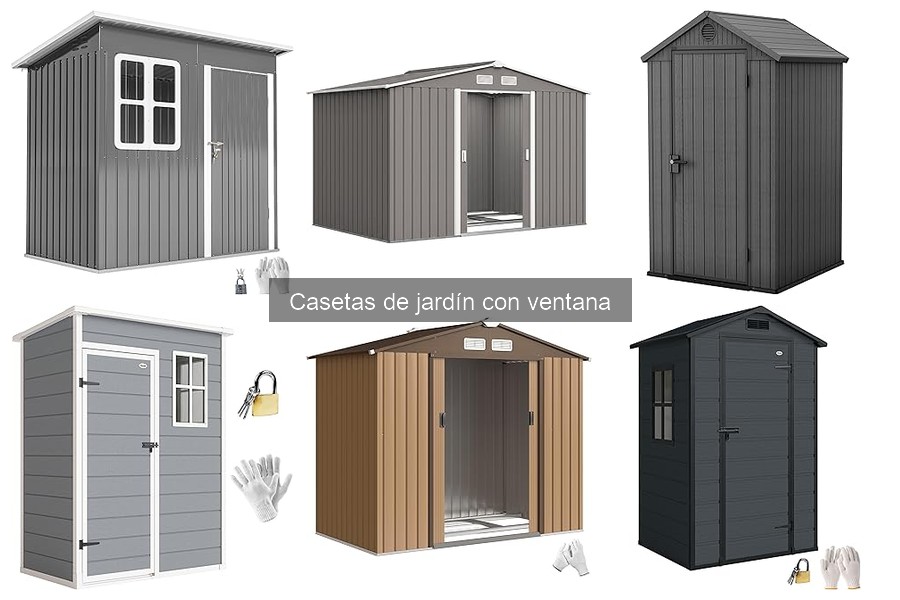Ventajas y desventajas de las casetas de jardín con ventana