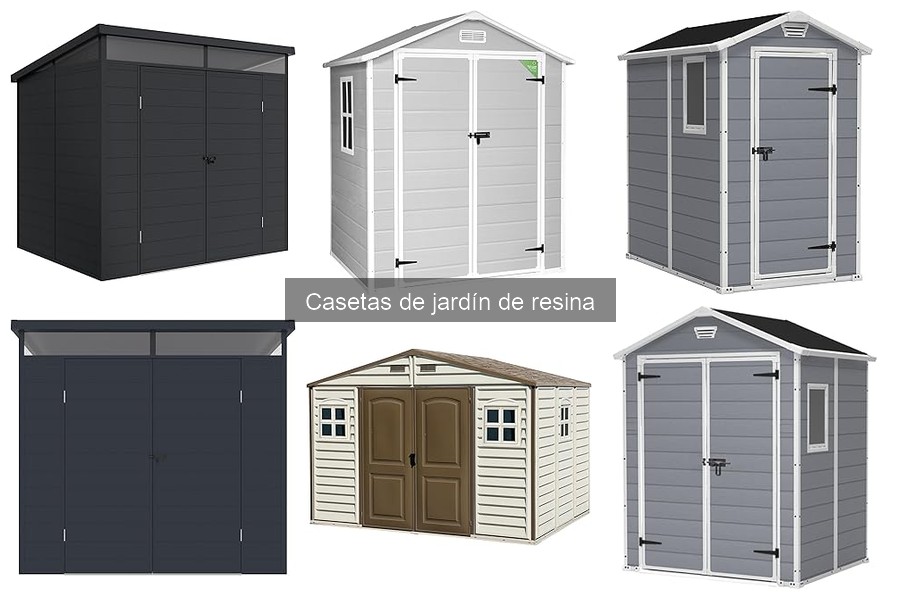 Ventajas y desventajas de las casetas de jardín de resina
