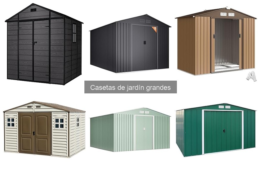 Ventajas y desventajas de las casetas de jardín grandes