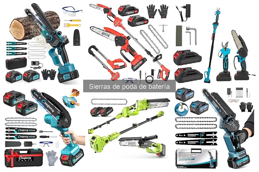 Ventajas y desventajas de las sierras de poda de batería