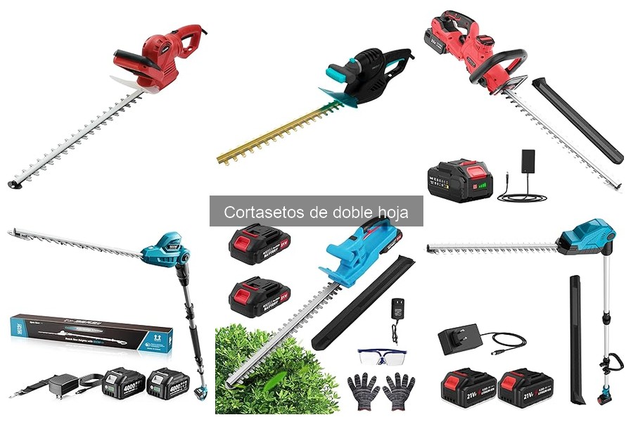Ventajas y desventajas de los cortasetos de doble hoja