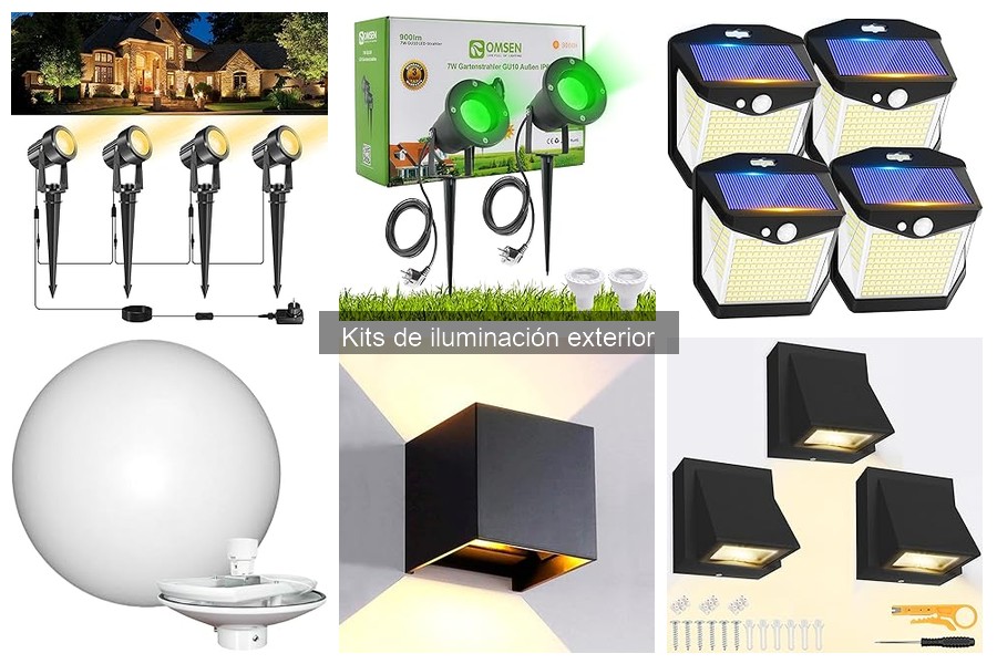 Ventajas y desventajas de los kits de iluminación exterior