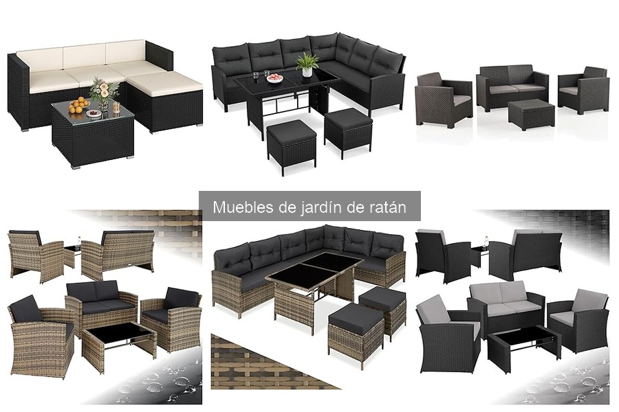Ventajas y desventajas de los muebles de jardín de ratán