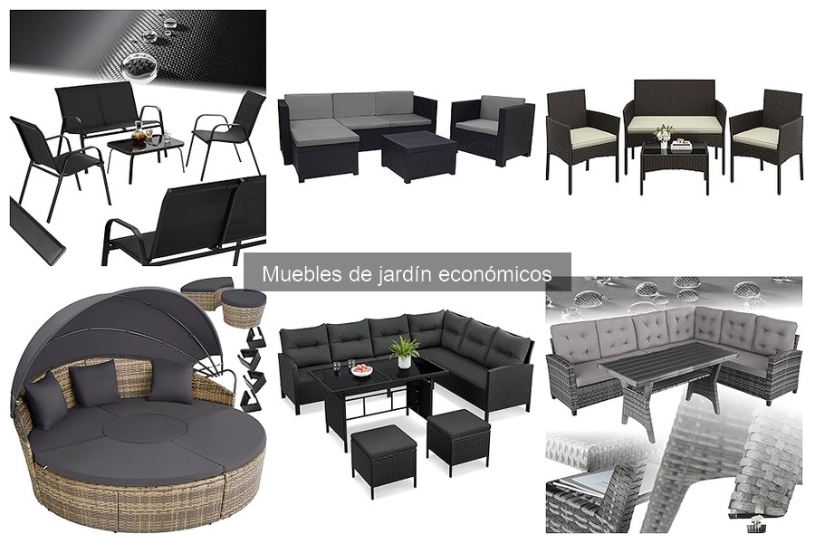 Ventajas y desventajas de muebles de jardín económicos