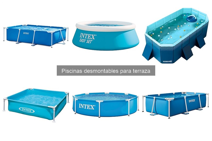 Ventajas y desventajas de piscinas desmontables para terraza