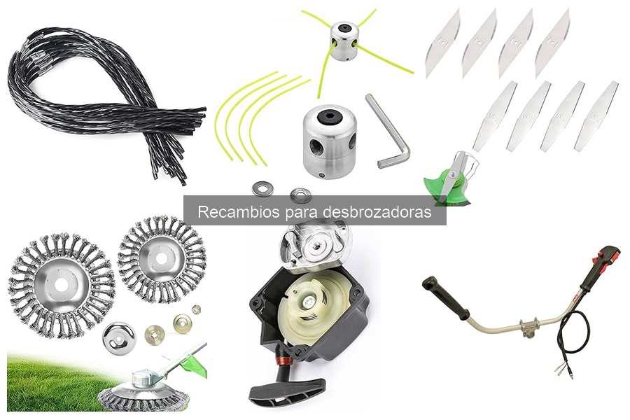 Ventajas y desventajas de recambios de fibra y metal en desbrozadoras