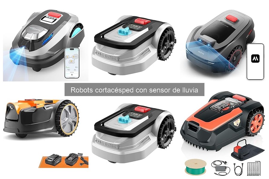 Ventajas y desventajas de robots cortacésped con sensor de lluvia