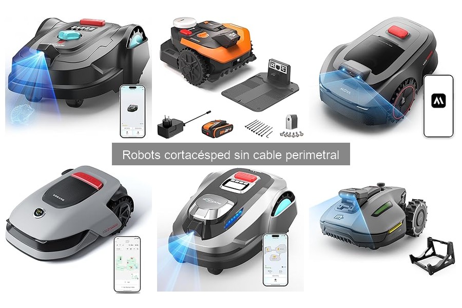 Ventajas y desventajas de robots cortacésped sin cable perimetral